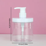 flacons distributeurs pompe gel douche 1000ml 500ml transparent moderne minimaliste