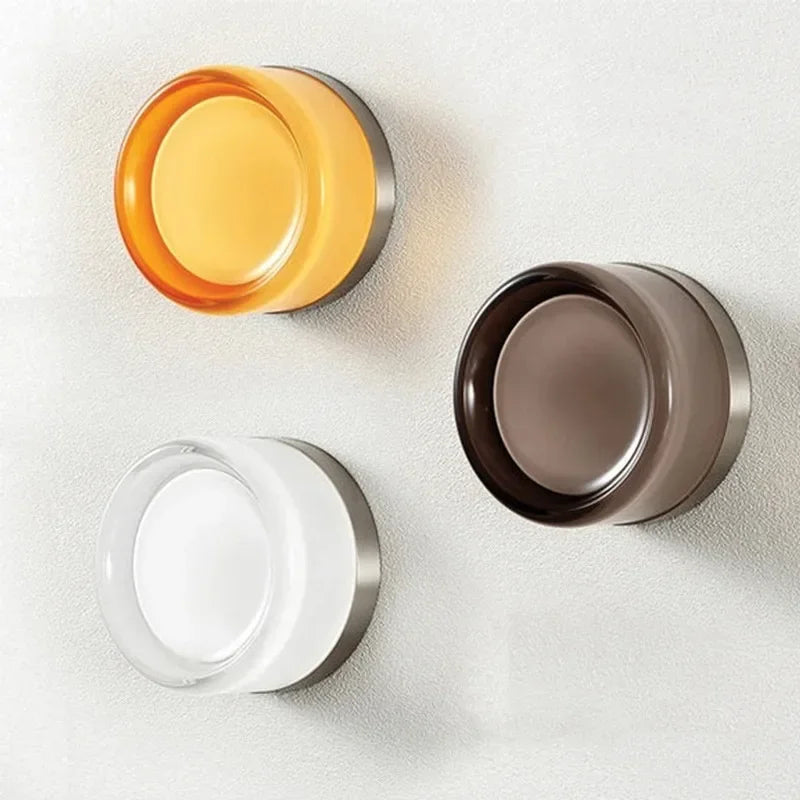 lampe murale moderne blanc orange marron rayures horizontales adhésif câbles certification led pvc