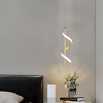 suspension lumineuse spirale blanc moderne éclairage chambre salon 220v flux lumineux 249 2000