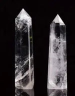 ornements cristal naturel blanc translucides reflets minéraux décoration intérieure