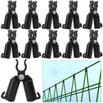 clips support plantes plastique noir clips fixation jardin réglables pack 10pcs