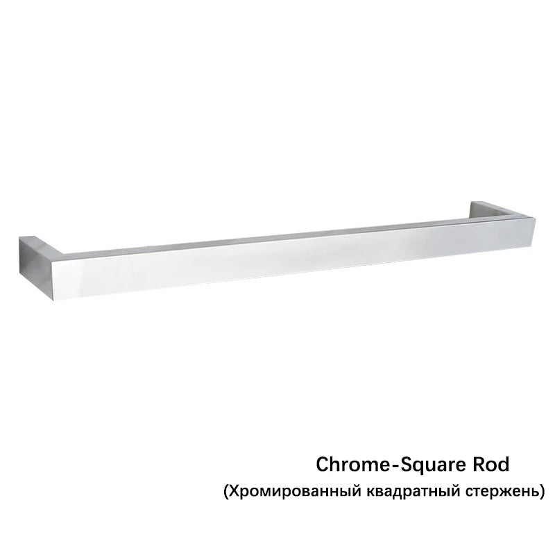 porte serviettes mural acier inoxydable poli moderne thermostatique cache câble noir argenté
