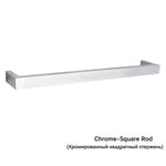 porte serviettes mural acier inoxydable poli moderne thermostatique cache câble noir argenté
