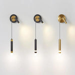 lampe murale moderne or noir éclairage chambre coucher salle manger led fixations simples