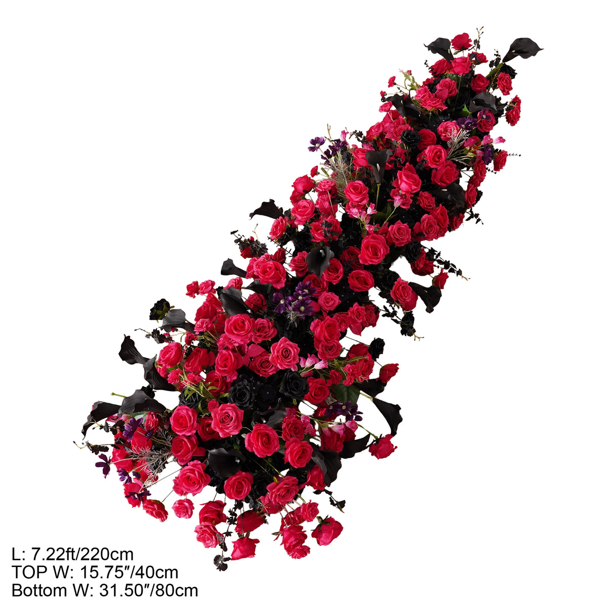 décoration événement mariage cascade fleurs roses feuilles bougies nappes tables romantique élégant champêtre