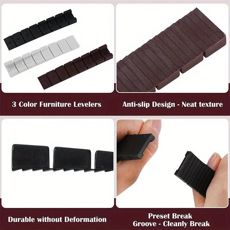 tapis nivellement meubles protection antidérapante noir marron rainures texture rugueuse minimaliste utilitaire cuisine