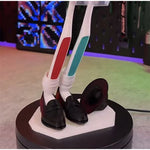 support brosse dents pieds mocassins chapeau noir blanc orange decoratif humorous erotique collection adultes
