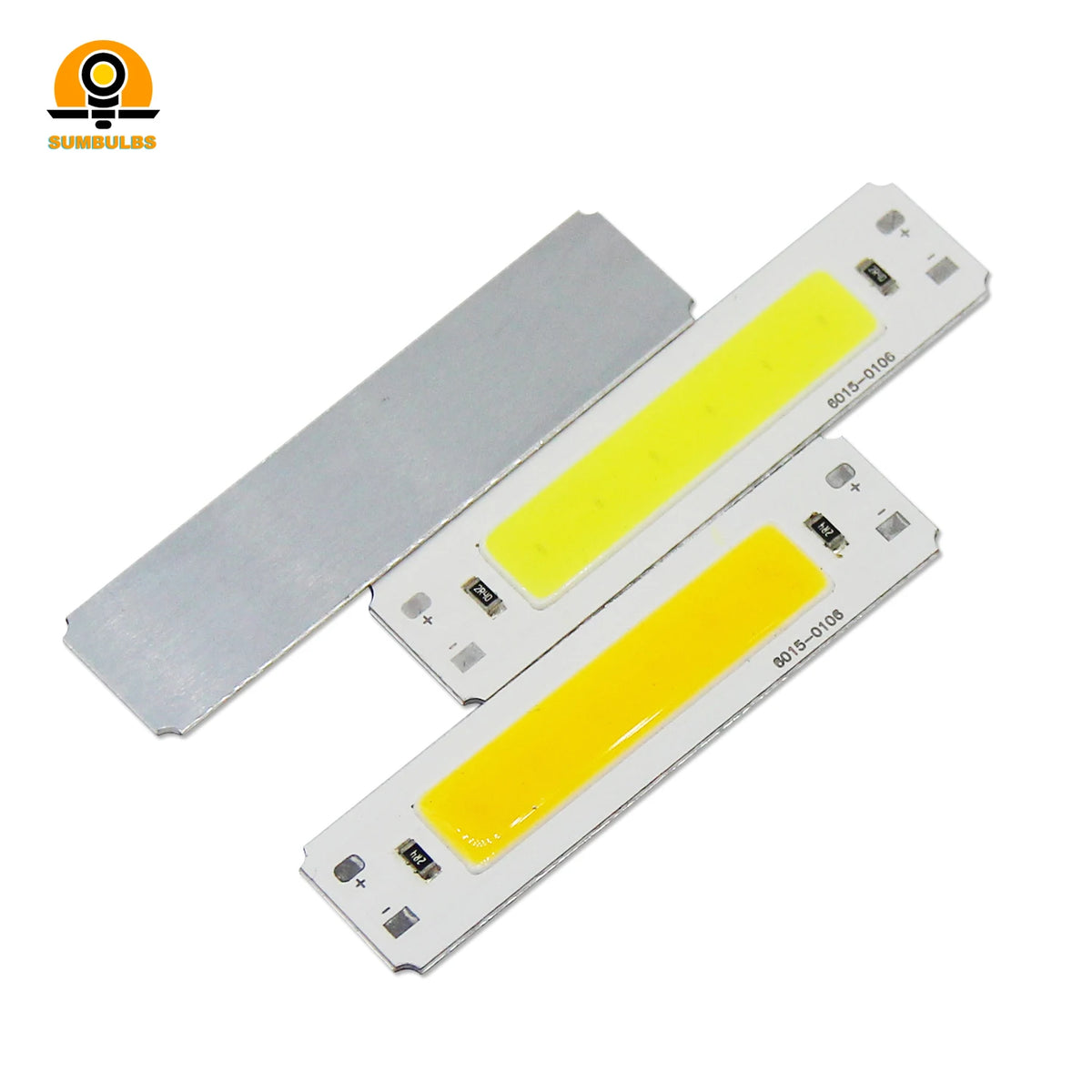 lampe led rectangulaire blanc jaune moderne 60x15mm 50w 5v 3000k 6500k aluminium silicone