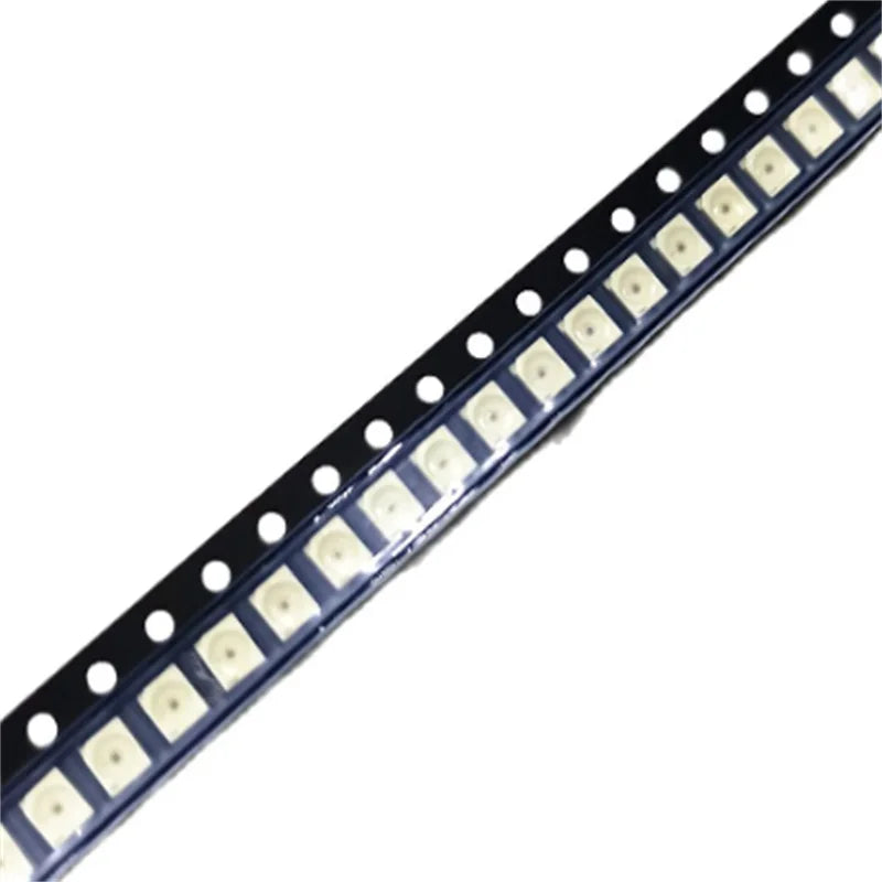 diodes led blanc rectangulaires points lumineux haute luminosité électronique moderne opaques
