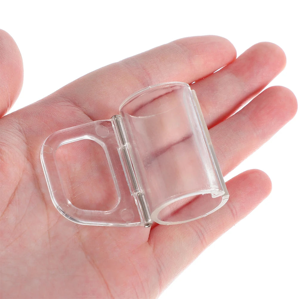 clips rideau transparents moderne sans fil plastique poignées levier sans motif accessoire store