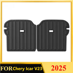 tapis sol voiture noir rayures horizontales moderne waterproof anti dérapant fixations