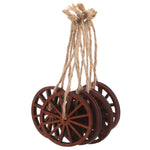 roues chariot bois vintage rustique ornements occidentaux décoration murale gravures circulaires