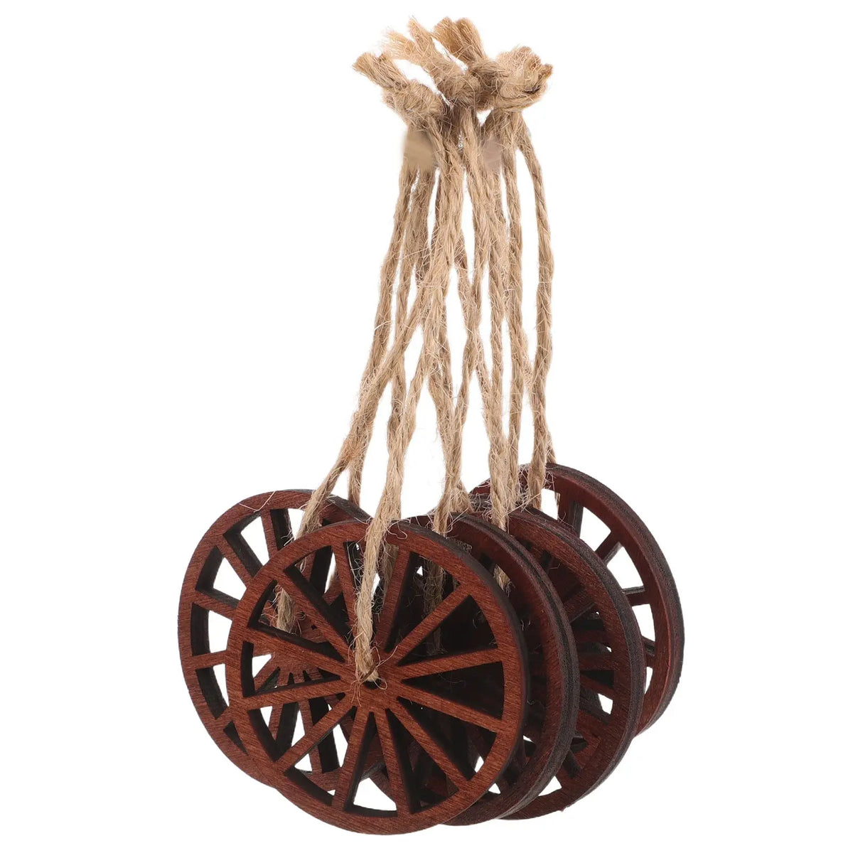 roues chariot bois vintage rustique ornements occidentaux décoration murale gravures circulaires