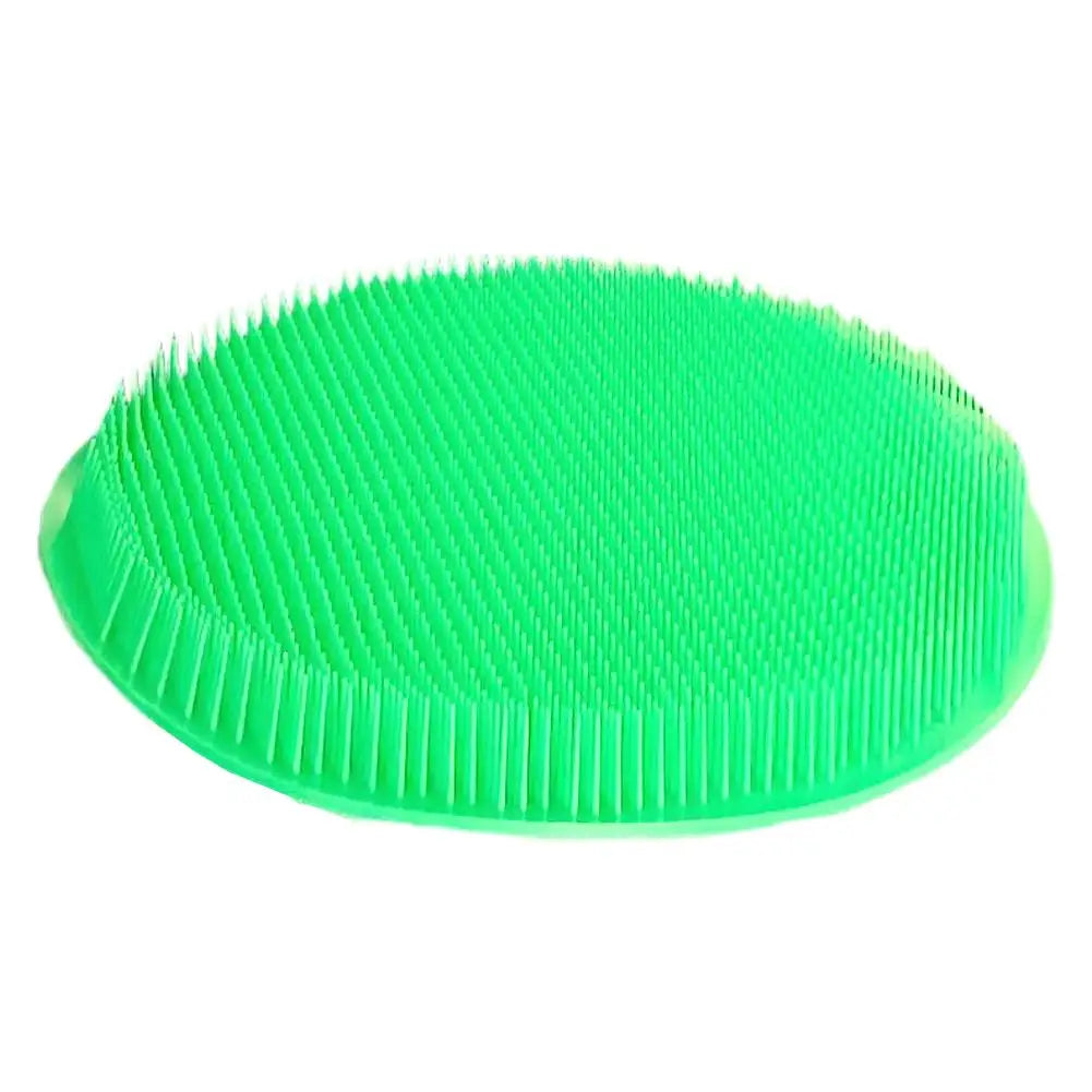 tapis bain nettoyage pieds rose vert violet bleu pointes ergonomique adhésif 26cmx26cm