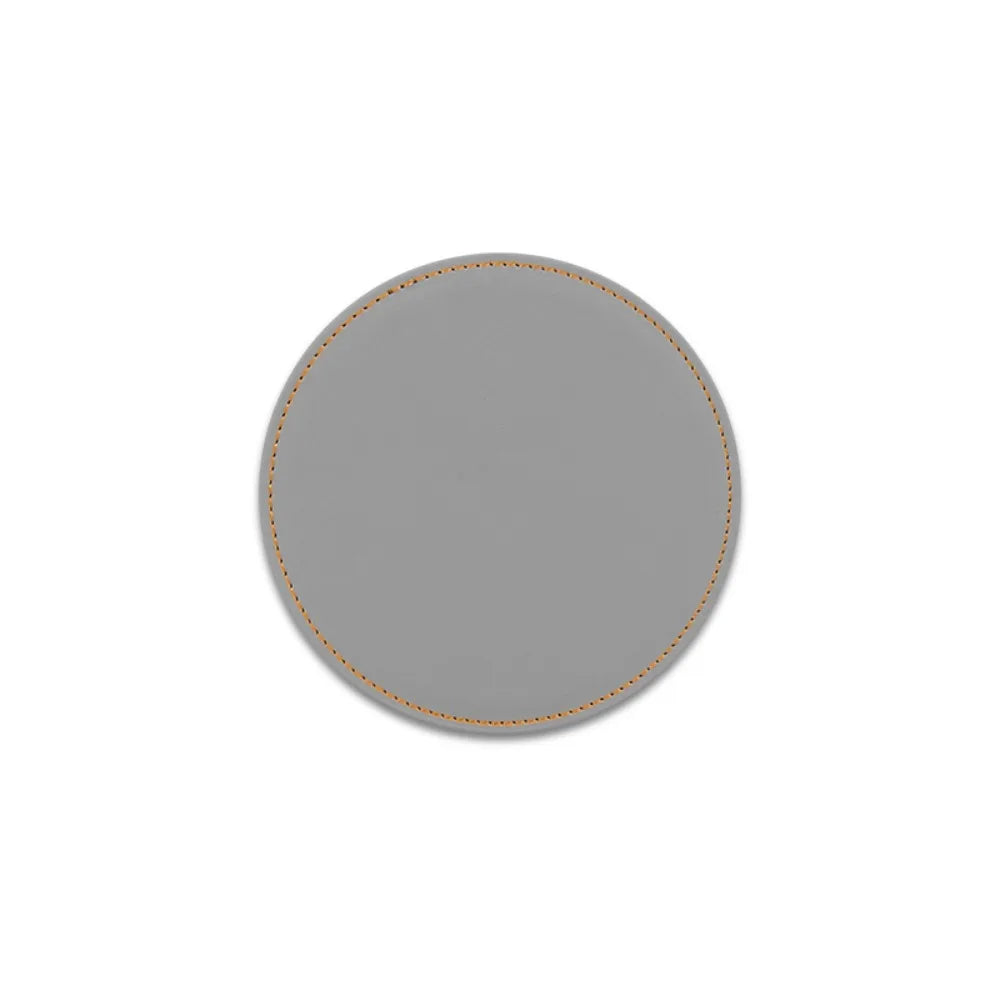 coasters simili cuir marron gris modernes antidérapants imperméables table marron clair marron foncé