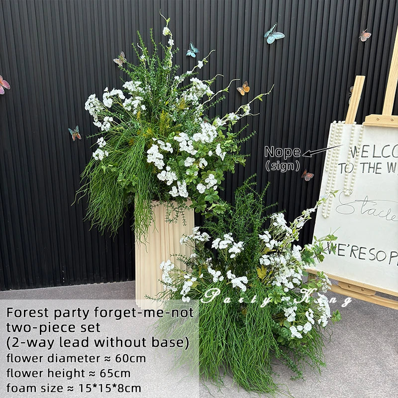 décoration maison naturelle composition florale artificielle feuilles fleurs vert blanc rose rustic styleextérieurintérieur