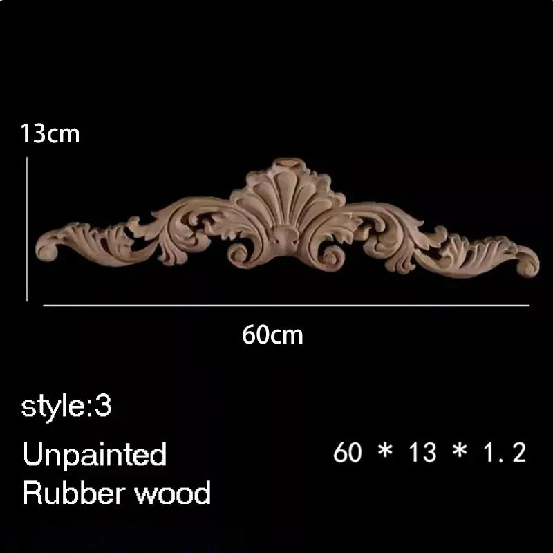 ornement decoratif bois fleur sculpte naturel classique baroque noel valentin mariage halloween pâques anniversaire