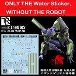 sticker figure transport évolution eva 01 stickers accessoires modélisme géométrique bleu noir