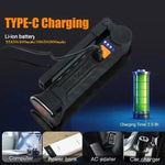lampe travail rechargeable pliable aimant anti dérapante noir moderne pratique usb