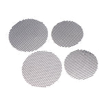 grille ventilation moderne noir maille nid d'abeille antiéblouissement aluminium opaquet fixations cachées