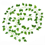 guirlande végétale artificielle feuilles vertes modernes extérieur intérieur décoration mariage fête prénuptiale accrochage simple