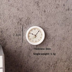 horloges murales vintage rétro blanc noir rouge beige rose vert fleurs chiffres romains mécanisme
