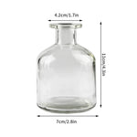 vase verre transparent moderne rose décoration intérieur hydroponique fleuri table studio