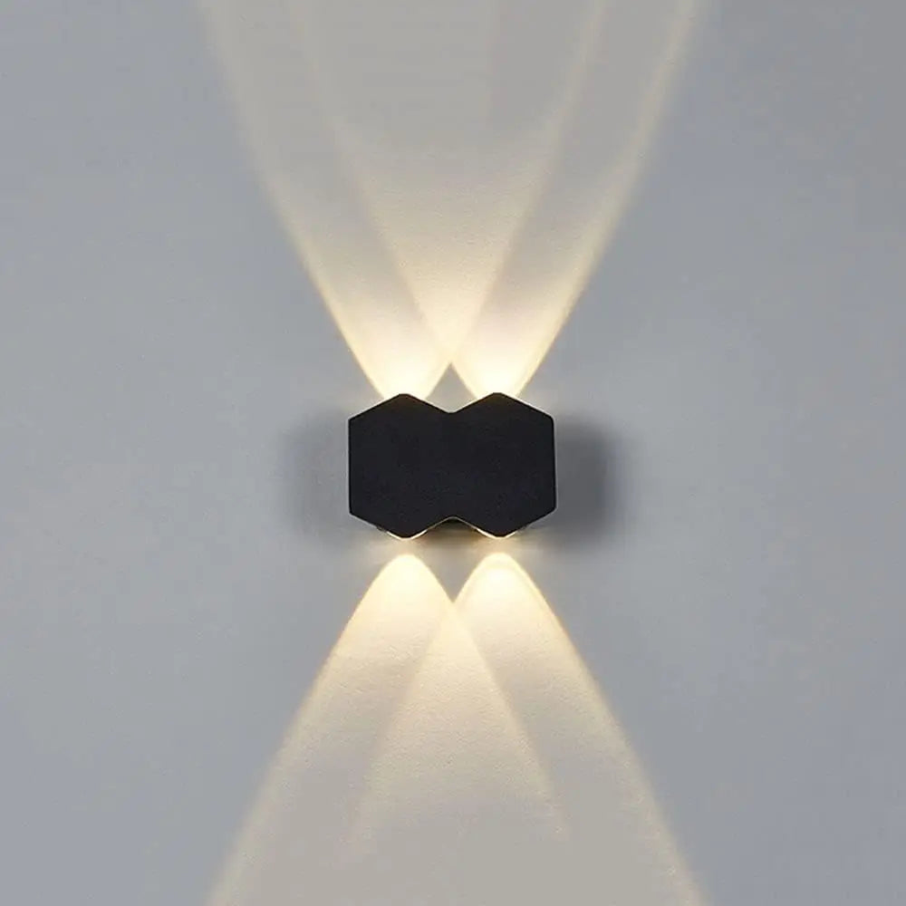 applique murale led noir contemporaine ip65 adhésive 110 240v 249 2000lm