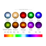 ruban led 100 pièces noir blanc rouge vert bleu jaune orange rose uv moderne