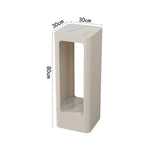 support vases moderne multi niveaux beige noir texture marbrée intérieur moderne
