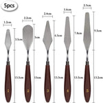 spatules pâtisserie acier inoxydable couteaux palette grattoir gâteau décoration peinture outil cuisine