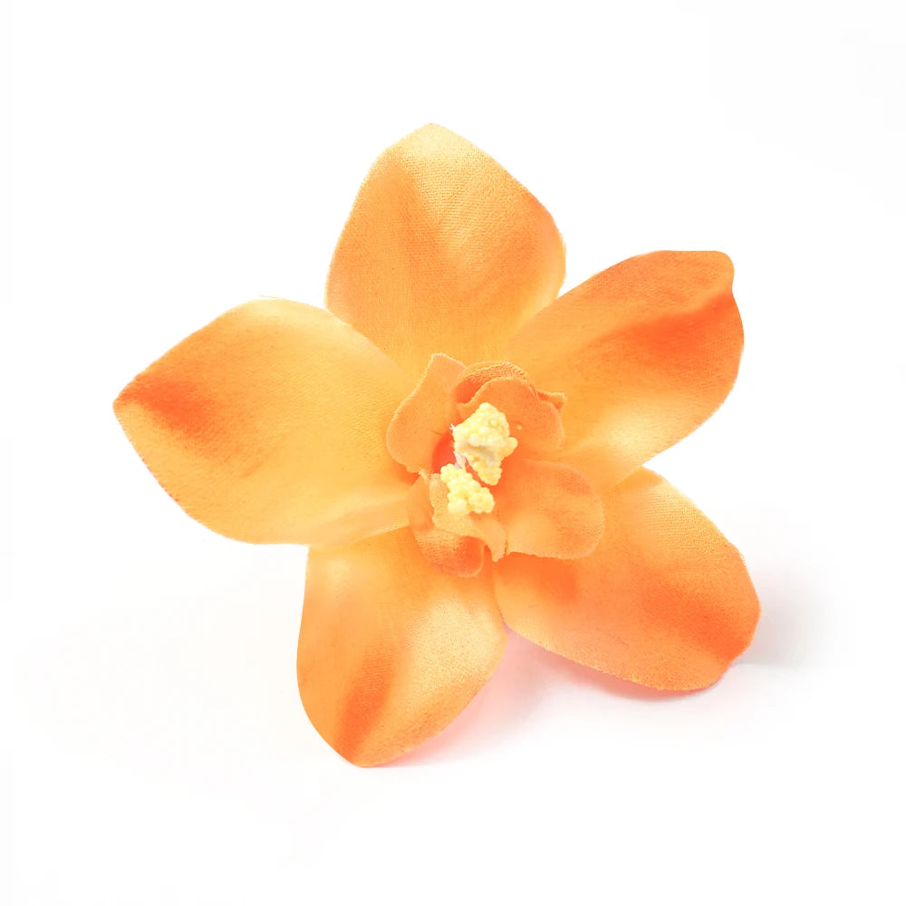 fleurs artificielles orchidées soie couronne mariage décoration cheveux accessoires fête anniversaire décoratif