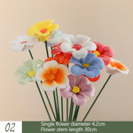 décoration intérieure bouquets artificiels fleurs céramique couleurs variées moderne saint valentin anniversaire mariage