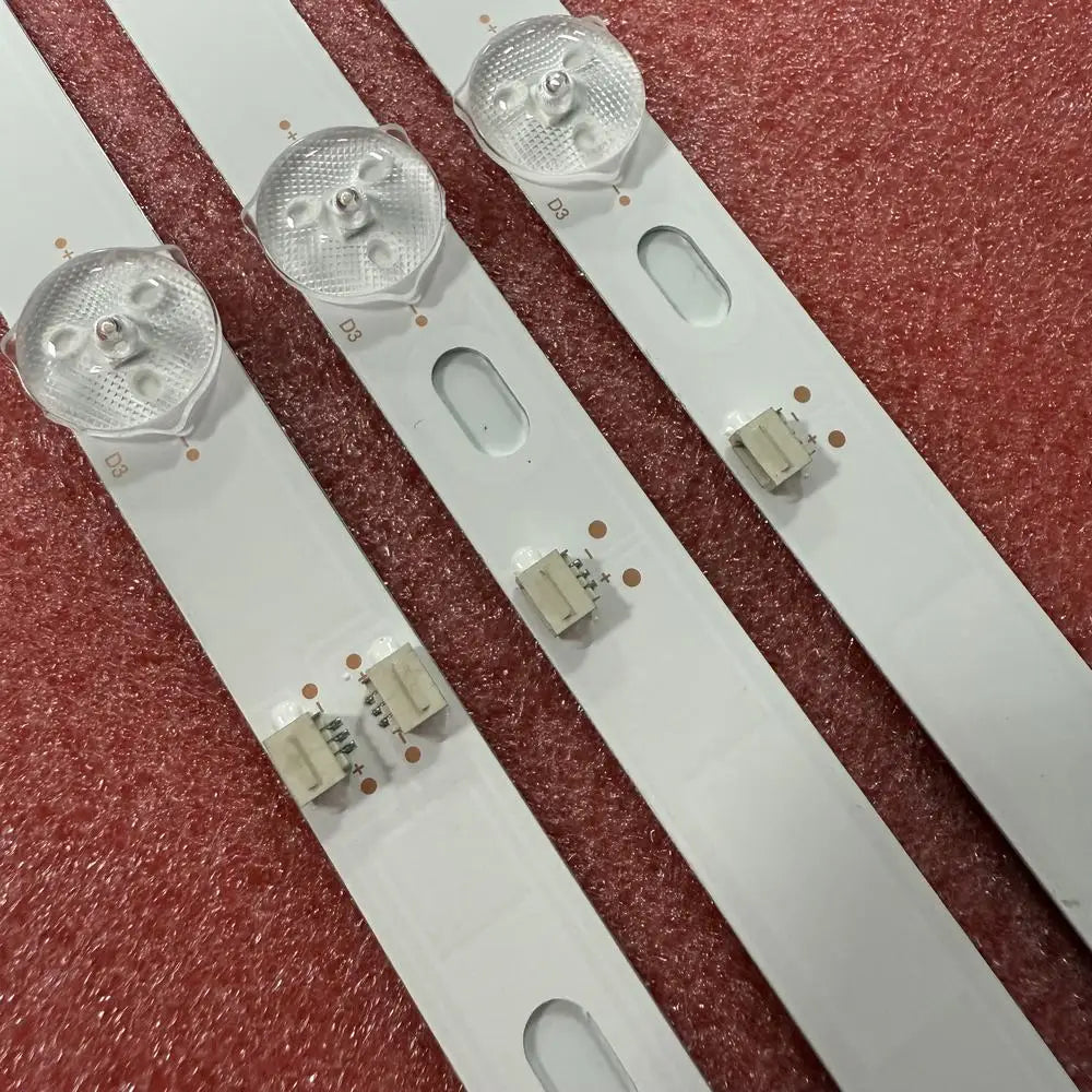 bandes rétroéclairage led blanc moderne fixation connecteurs électriques tv 70mm opaques certification ul rohs