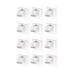 clips suspension adhésifs blancs modernes utilisation multiple crochets barres inclusétaillées4cm6cm