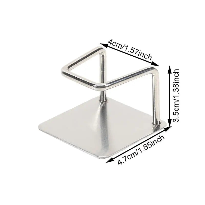 support balance salle bains blanc clips moderne rangement mur accroches sangles organisation kitchen accessories