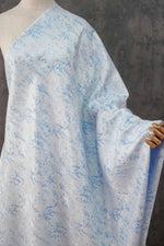 tissu brocart polyester vert menthe bleu clair beige moderne élégant texture marbrée résistance intempéries