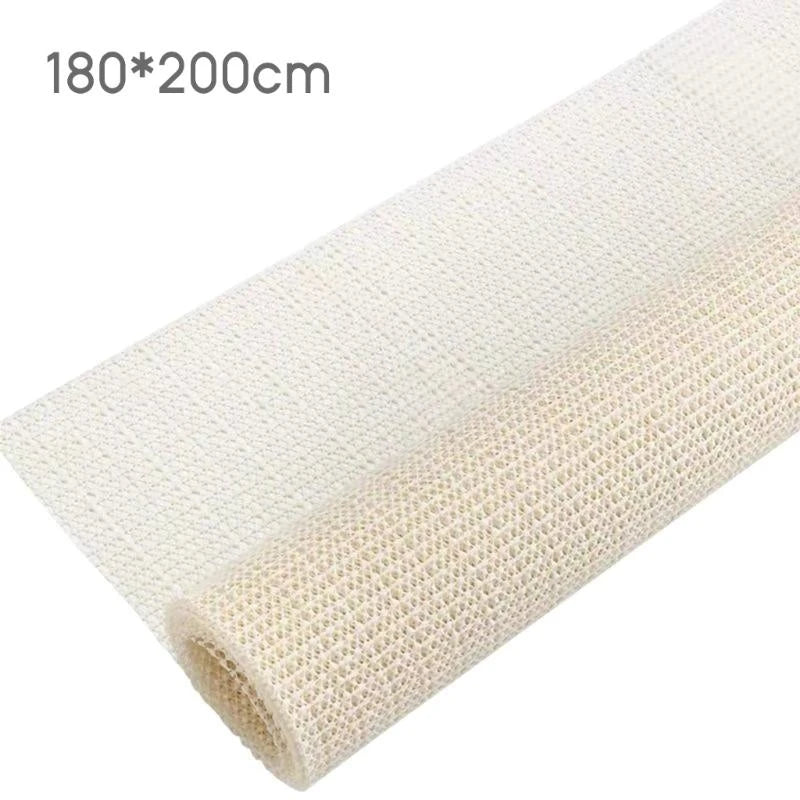 tapis tressé alvéolaire protection matelas crème minimaliste 40x40cm 50x50cm 50x80cm 60x60cm 70x140cm