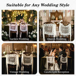 décoration mariage just married rubans satin dentelle romantique vintage chaise anniversaire festivitésscrição