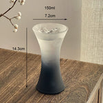 verre boisson moderne 150ml transparent effet ombré gris minimaliste occasion noël valentin mariage