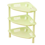 étagère modulaire salle bain niveaux rangement moderne réutilisable plastique sans BPA rose bleu vert