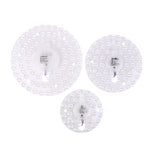 lumière led plaque ronde blanc moderne points lumineux 12w 18w 24w 36w