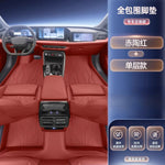 tapis sol voiture beige rayures horizontales moderne imperméable résistant cuir artificiel fibre synthétique polyuréthane