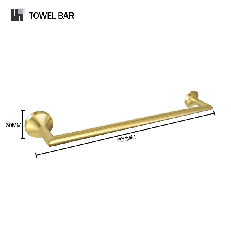 accessoires salle bain doré porte savon porte savonnette porte serviettes moderne minimaliste