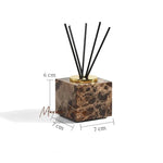 ensemble accessoires salle bain marbre naturel moderne distributeur savon porte brosse boîte mouchoirs