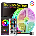 ruban led multicolore flexible moderne adhésif télécommande chargeur usb