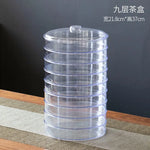 boîte thé transparente imprimé chinois moderne résistante humidité papier d'emballage double couche