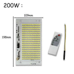projecteur led solaire extérieur haute luminosité blanc matrice led moderne 100w 200w 6000k télécommande