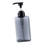 flacon savon liquide pompe rechargeable bleu moderne transparent refillable 250ml 450ml 650ml