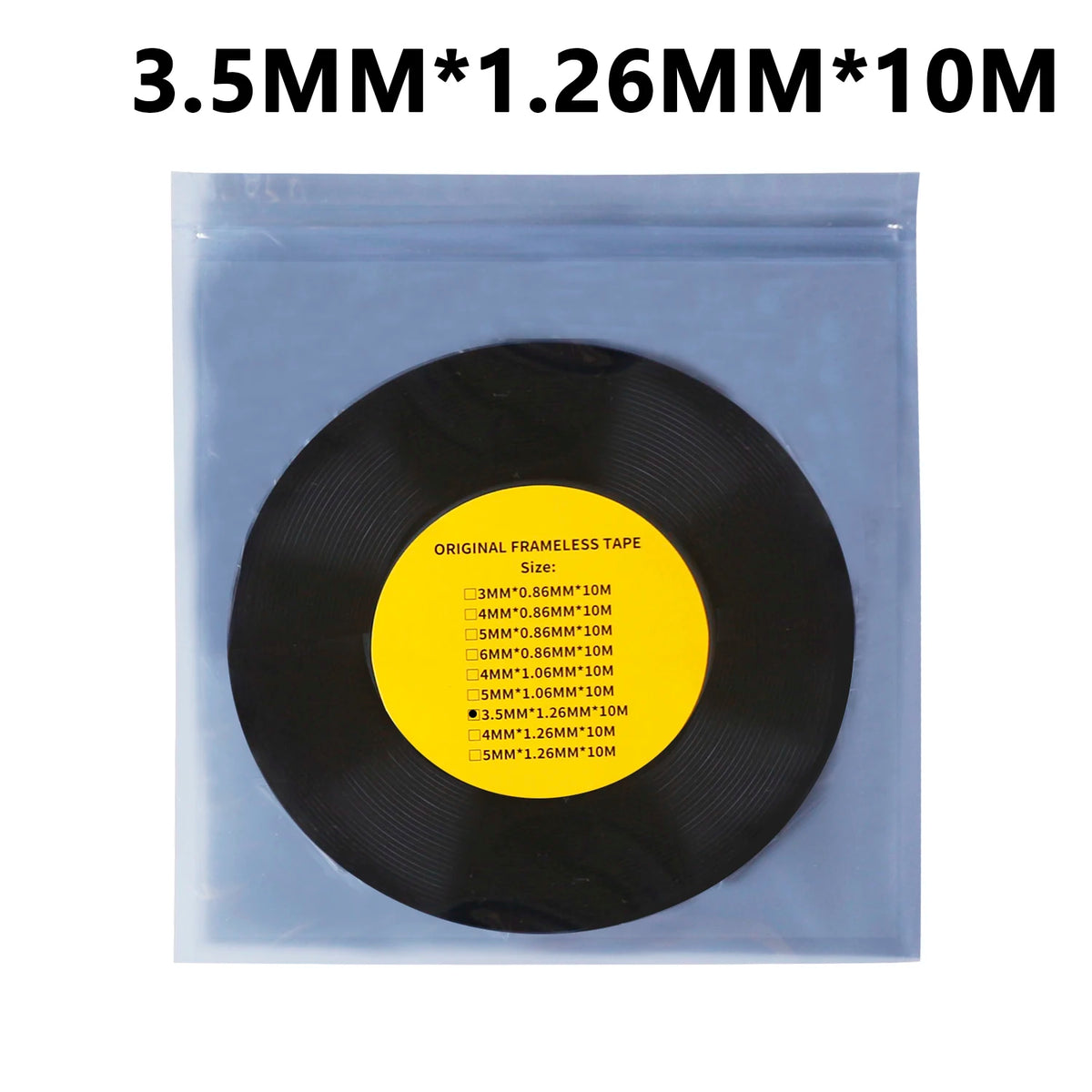ruban adhésif mousse double face noir 3mm 4mm 5mm 6mm 10m longueur